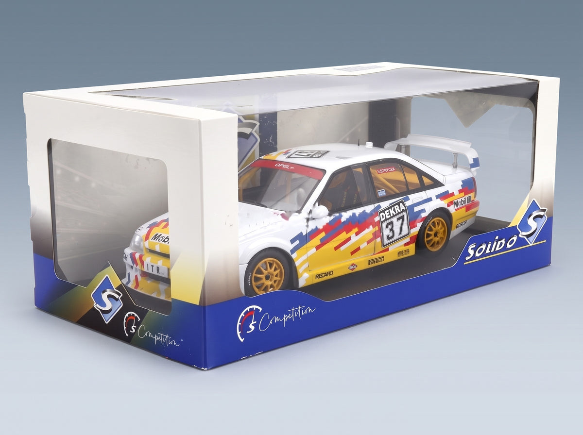 Opel Omega 3000 Evo 500 Team Irmscher No. 37 Volker Strycek DTM 1991 Solido 1:18 scale model - original packaging
