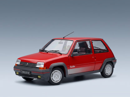 Renault R5 GT Turbo MkI 1985 Red Solido 1:18 scale model - front three-quarter view