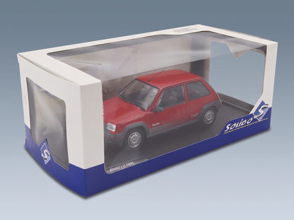Renault R5 GT Turbo MkI 1985 Red Solido 1:18 scale model - original packaging