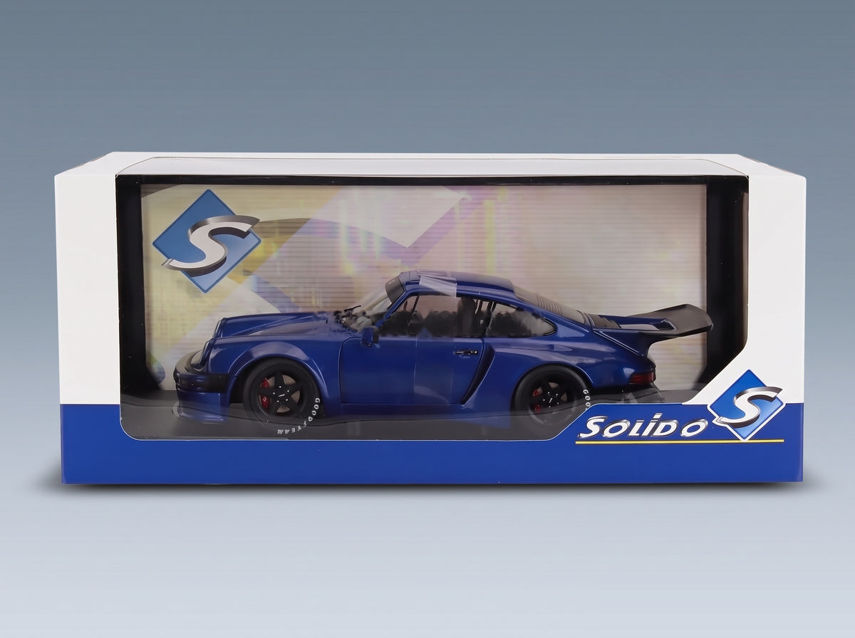 Porsche 911 930 3.0L KS-R Coupé 2022 Blue Solido 1:18 scale model - original packaging