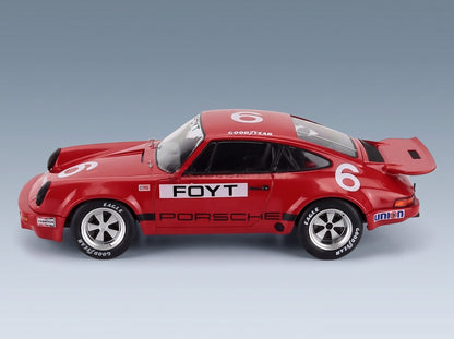 Porsche 911 RS 3.0 Coupé No. 6 IROC Anthony Joseph Foyt Daytona 1974 Solido 1:18 - side view