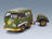 Volkswagen T1 Van Kool Combi with Trailer 1950 Green Solido 1:18 scale model - side view