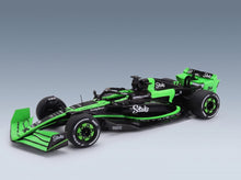 Sauber C44 F1 Team Stake Kick No. 77 Valtteri Bottas No. 24 Zhou Guanyu Presentation Season 2024 Solido 1:18 scale model - front three-quarter view