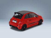 Fiat Nuova 500 Abarth 595 2023 Red Solido 1:18 scale model - rear three-quarter view