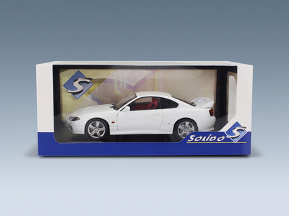 Nissan Silvia S15 Coupé Spec-R Aero 1999 White Solido 1:18 - original packaging