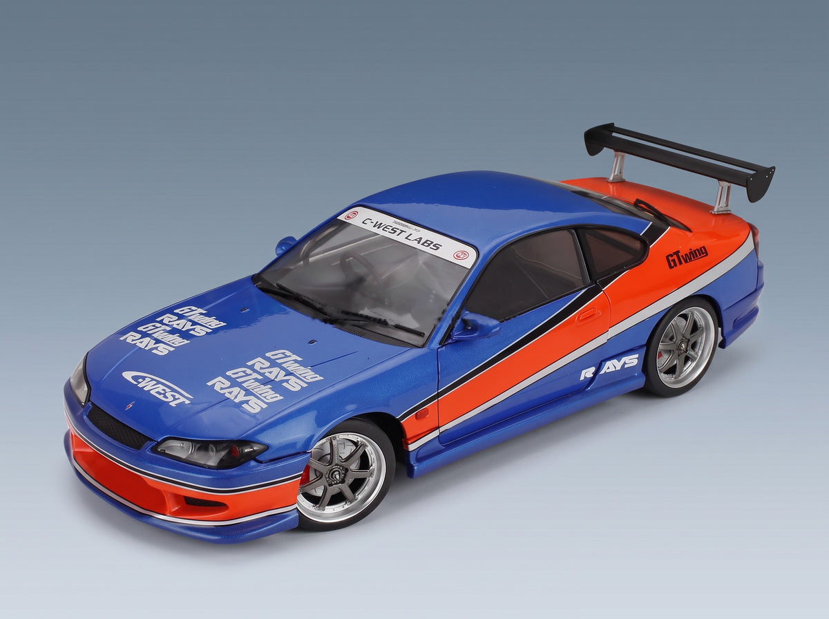 Nissan Han's Silvia S15 Spec-S Fast & Furious III Tokyo Drift 1999 Solido 1:18 scale model - front three-quarter view