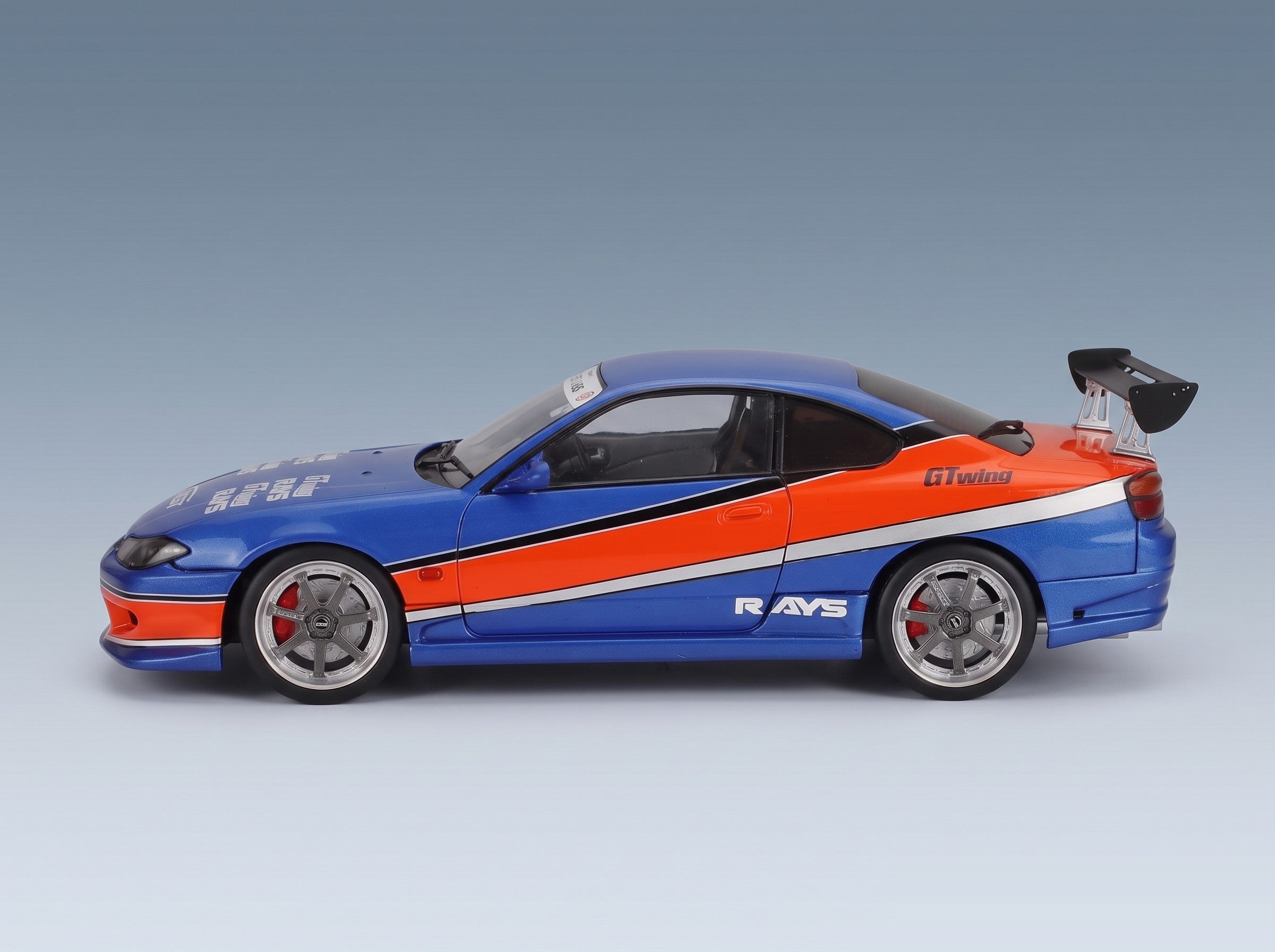 Nissan Han's Silvia S15 Spec-S Fast & Furious III Tokyo Drift 1999 Solido 1:18 scale model - side view