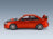 Subaru Impreza WRX STI 2003 Orange Black Solido 1:18 scale model - side view