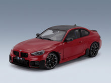 BMW 2-Series M2 M-Performance Parts (G87) 2024 Red Black Solido 1:18 scale model - front three-quarter view