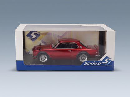Nissan Skyline C10 Hakosuka Works 1970 Red Metallic Solido 1:18 scale model - original packaging