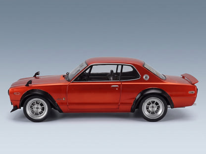 Nissan Skyline C10 Hakosuka Works 1970 Copper Metallic Solido 1:18 scale model - side view