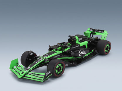 Sauber C44 Team Stake Kick No. 77 Valtteri Bottas Japan GP 2024 Solido 1:18 scale model - front three-quarter view