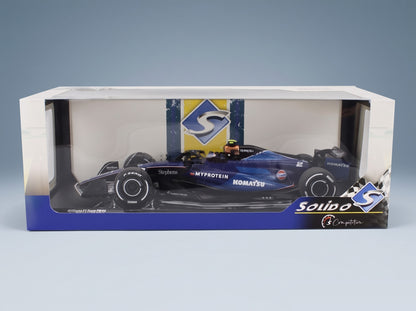 Williams FW46 Team Williams Racing No. 2 Logan Sargeant Saudi Arabia GP 2024 Solido 1:18 scale model - original packaging