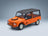 Citroën Méhari 4x4 Kirghiz 1979 Orange Norev 1:18 scale model - front three-quarter view