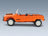 Citroën Méhari 4x4 Kirghiz 1979 Orange Norev 1:18 scale model - side view