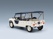 Citroën Méhari Azur 1983 White Norev 1:18 scale model - rear three-quarter view