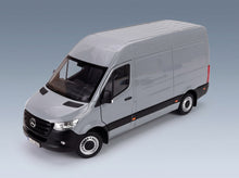 Mercedes-Benz Sprinter Van Transporter 2018 Grey Norev 1:18 scale model - front three-quarter view