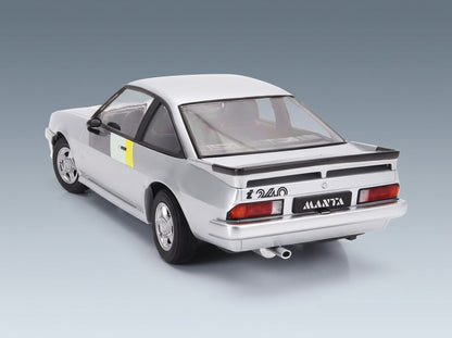 Opel Manta B i240 1985 Silver Norev 1:18 scale model - rear three-quarter view