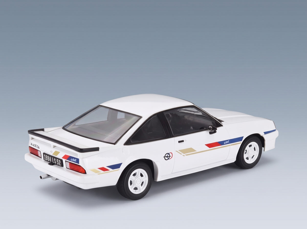 Opel Manta Guy Frequelin 1984 Norev 1:18 scale model - rear three-quarter view
