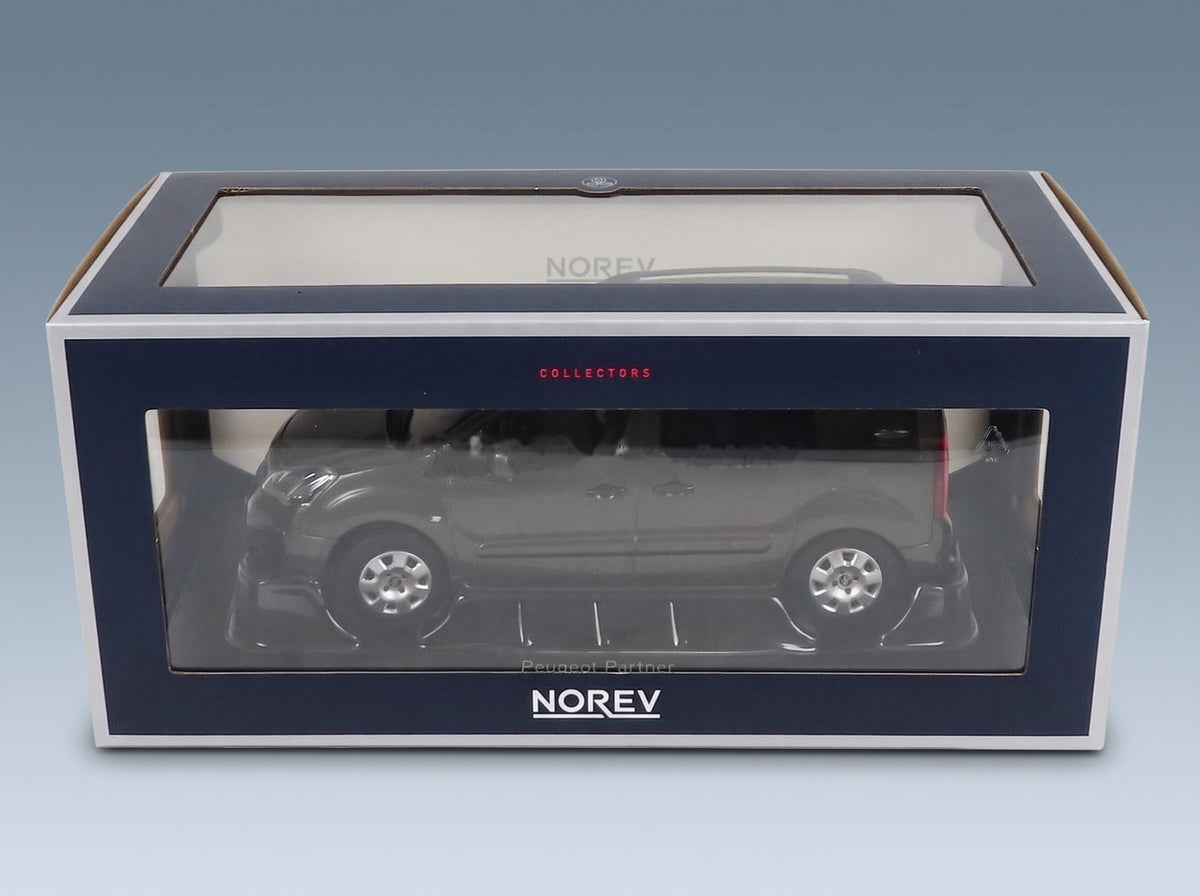 Peugeot Partner 2018 Moka Brown Norev 1:18 scale model - original packaging
