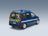 Peugeot Partner Gendarmerie 2018 Blue Yellow Norev 1:18 scale model - rear three-quarter view