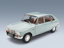 Renault R16 1968 Light Blue Norev 1:18 scale model - front three-quarter view