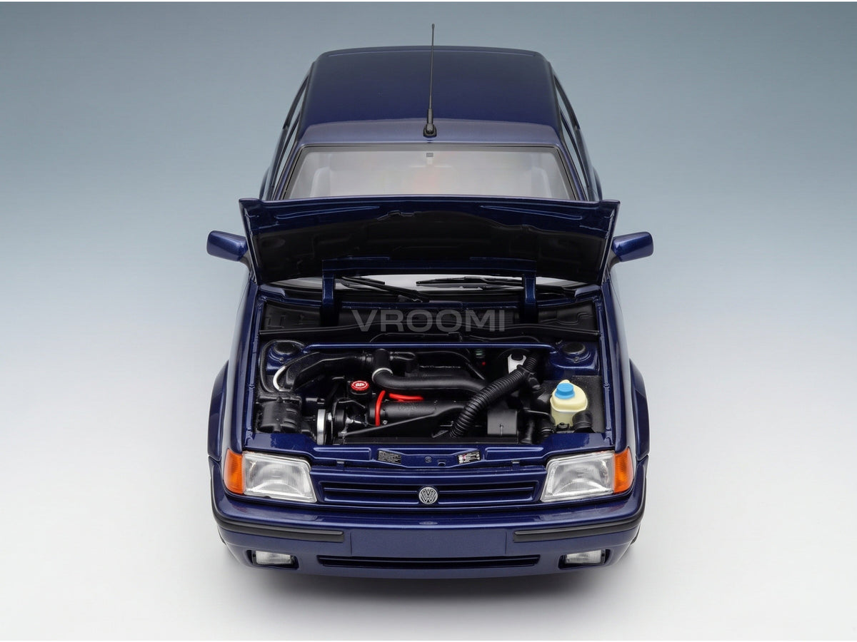 Renault 5 Supercinq GT Turbo Alain Oreille 1989 Metallic Blue Norev 1:18 scale model - engine bay
