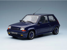 Renault 5 Supercinq GT Turbo Alain Oreille 1989 Metallic Blue Norev 1:18 scale model - front three-quarter view