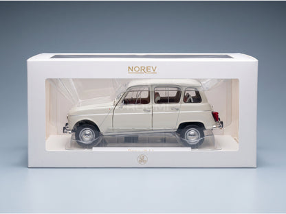 Renault R4 L 1965 Beige Norev 1:18 scale model - original packaging
