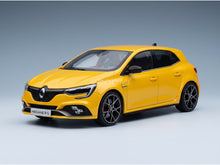 Renault Mégane R.S. Trophy 2022 Yellow Norev 1:18 scale model - front three-quarter view