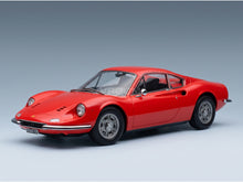 Ferrari Dino 246 GT 1968 Rosso Dino Norev 1:18 scale model - front three-quarter view