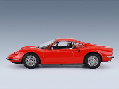 Ferrari Dino 246 GT 1968 Rosso Dino Norev 1:18 scale model - side view