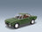 Lancia Fulvia 3 Series 1975 Green Norev 1:18 scale model - front three-quarter view