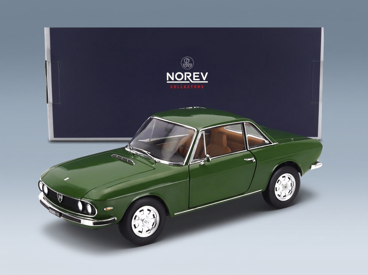 Lancia Fulvia 3 Series 1975 Green Norev 1:18 - original packaging
