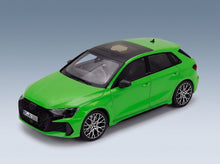 Audi A3 RS3 Sportback 2025 Green Norev 1:18 - front three-quarter view