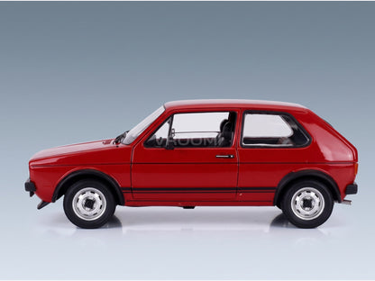 Volkswagen Golf I GTI 1976 Red Norev 1:18 scale model - side view