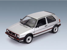 Volkswagen Golf II GTI 1989 Diamond Silver Norev 1:18 scale model - front three-quarter view