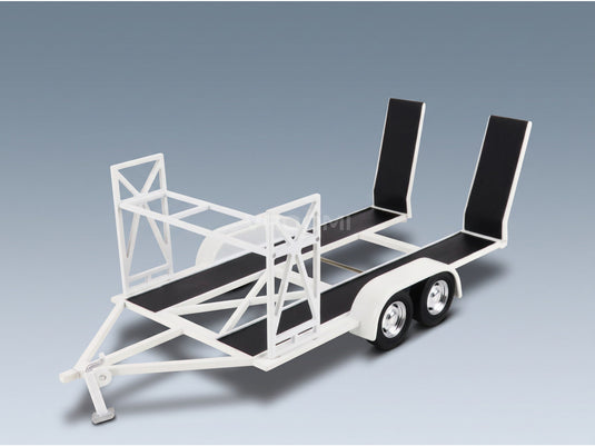 Tandem Car Transporter Trailer Car Not Included ACME Models 1:18 scale model - front three-quarter view