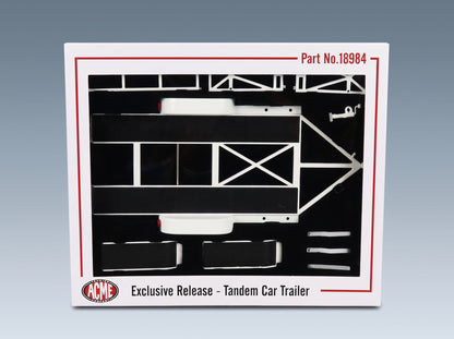 Tandem Car Transporter Trailer Car Not Included ACME Models 1:18 scale model - original packaging