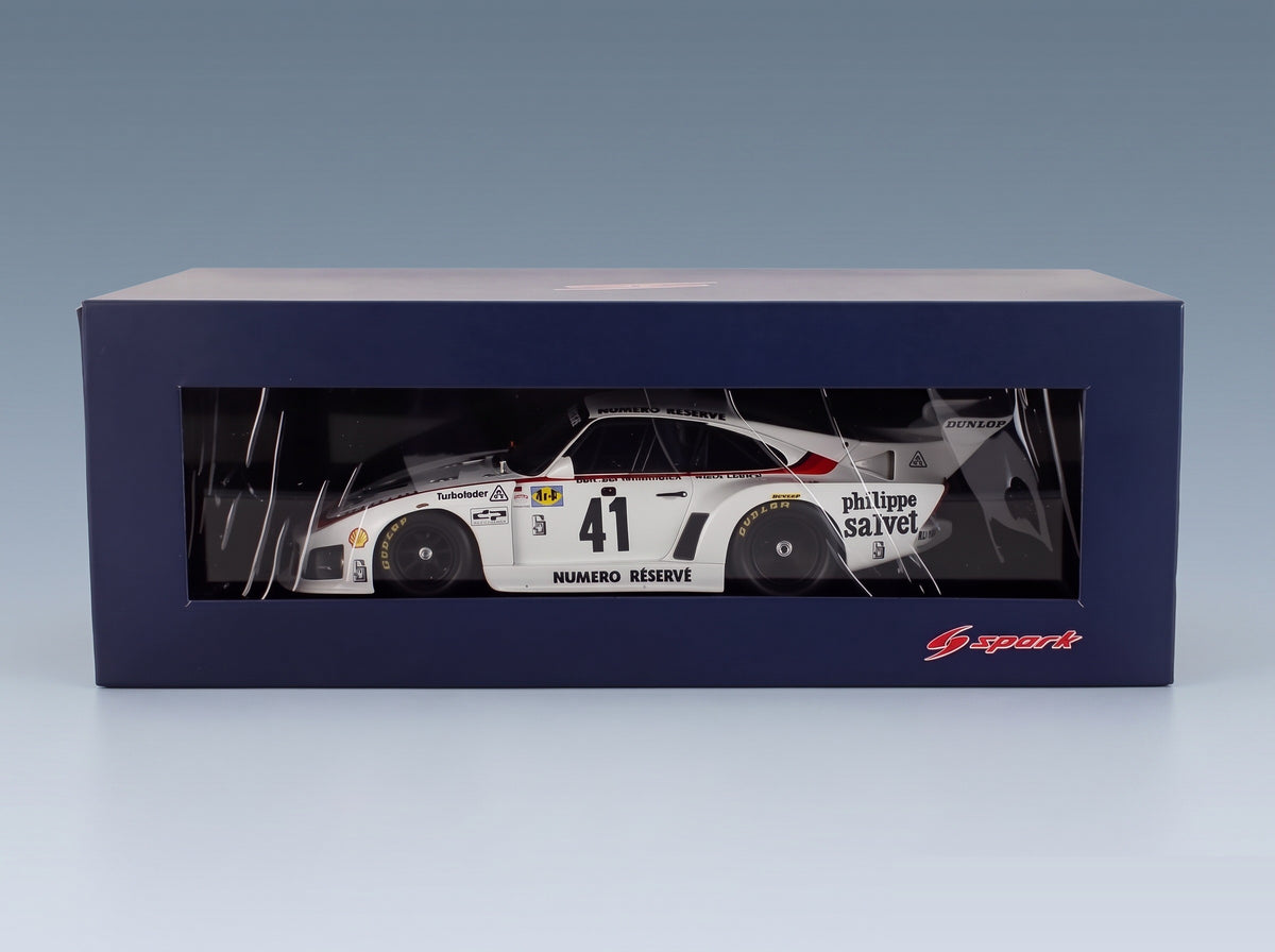Porsche 935 K3 Porsche Kremer Racing No. 41 Ludwig Don Whittington Bill Whittington Winner 24h Le Mans 1979 Spark Model 1:18 scale model - original packaging