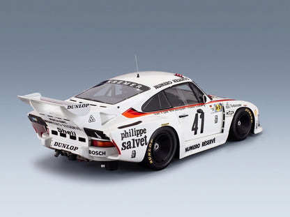 Porsche 935 K3 Porsche Kremer Racing No. 41 Ludwig Don Whittington Bill Whittington Winner 24h Le Mans 1979 Spark Model 1:18 scale model - rear three-quarter view