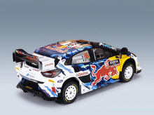 Ford Puma Rally1 M-Sport Ford WRT No. 16 Fourmaux Coria Safari Rally Kenya 2024 with Snorkel IXO Models 1:18 scale model - rear three-quarter view