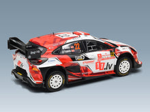 Ford Puma Rally1 M-Sport Ford WRT No. 22 5th Rally Poland Martin Sesks Renars Francis 2024 IXO Models 1:18 scale model - rear three-quarter view