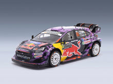 Ford Puma Rally1 M-Sport Ford WRT No. 55 McErlean Treacy Rallye Monte-Carlo 2025 IXO Models 1:18 scale model - front three-quarter view
