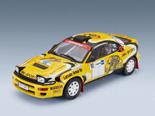 Toyota Celica GT-Four ST185 No. 97 Latvala Hänninen Rally Arctic Lapland 2024 IXO Models 1:18 scale model - front three-quarter view