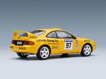 Toyota Celica GT-Four ST185 No. 97 Latvala Hänninen Rally Arctic Lapland 2024 IXO Models 1:18 scale model - rear three-quarter view
