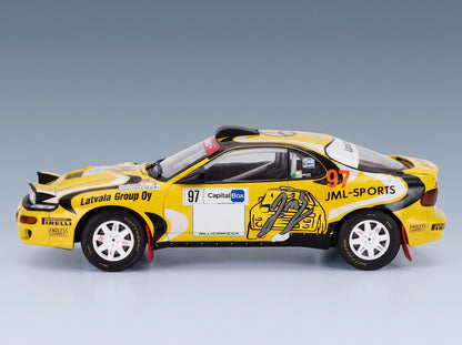 Toyota Celica GT-Four ST185 No. 97 Latvala Hänninen Rally Arctic Lapland 2024 IXO Models 1:18 scale model - side view