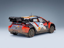 HYUNDAI - i20 N RALLY1 TEAM SHELL MOBIS WRT N 1 4th RALLY MONTECARLO 2025 THIERRY NEUVILLE - MARTIJN WYDAEGHE - 2 TONE BLUE RED scale model - rear three-quarter view