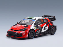 TOYOTA - YARIS GR WRC RALLY1 HYBRID TEAM TOYOTA GAZOO RACING WRT N 33 2nd RALLY MONTECARLO 2026 ELFYN EVANS - SCOTT MARTIN - RED WHITE BLACK scale model - front three-quarter view