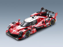 Toyota GR010 3.5L V6 Team Gazoo Racing No. 7 5th 24h Le Mans 2025 Mike Conway Kamui Kobayashi Nyck de Vries Spark Model 1:18 - front three-quarter view